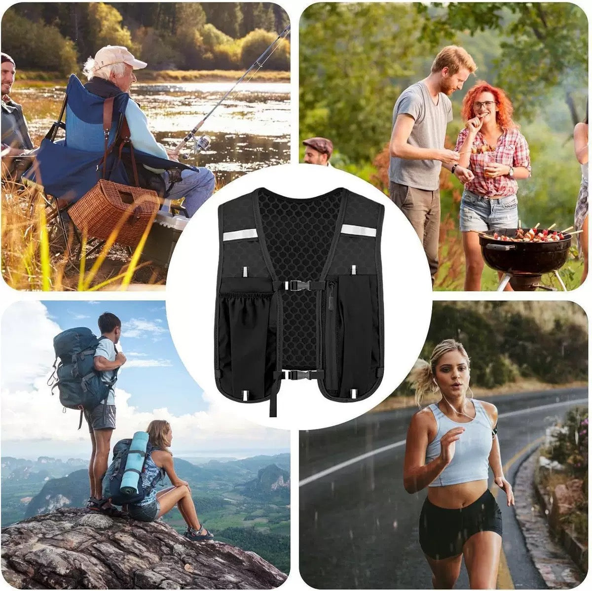 LITEGUEST Trail Running Vest Pack – Lightweight Hiking Backpack