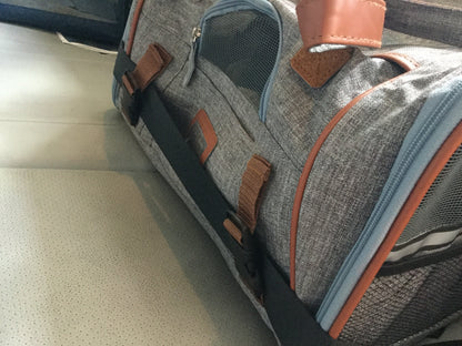 Sac de transport pour animaux de compagnie de taille standard, homologué pour les compagnies aériennes, série Or, par Mr. Peanut