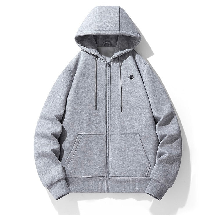 LITEGUEST 5-Zone Heated Zip-Up Hoodie | USB Heated Hoodie