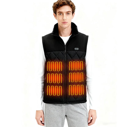 LITEGUEST 17-Zone Heated Vest | Dual Control USB Winter Warmth
