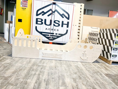 CAPTAIN JACK Pirate Ship Bed – Kids Wooden Themed Bed Frame | Bush Acres
