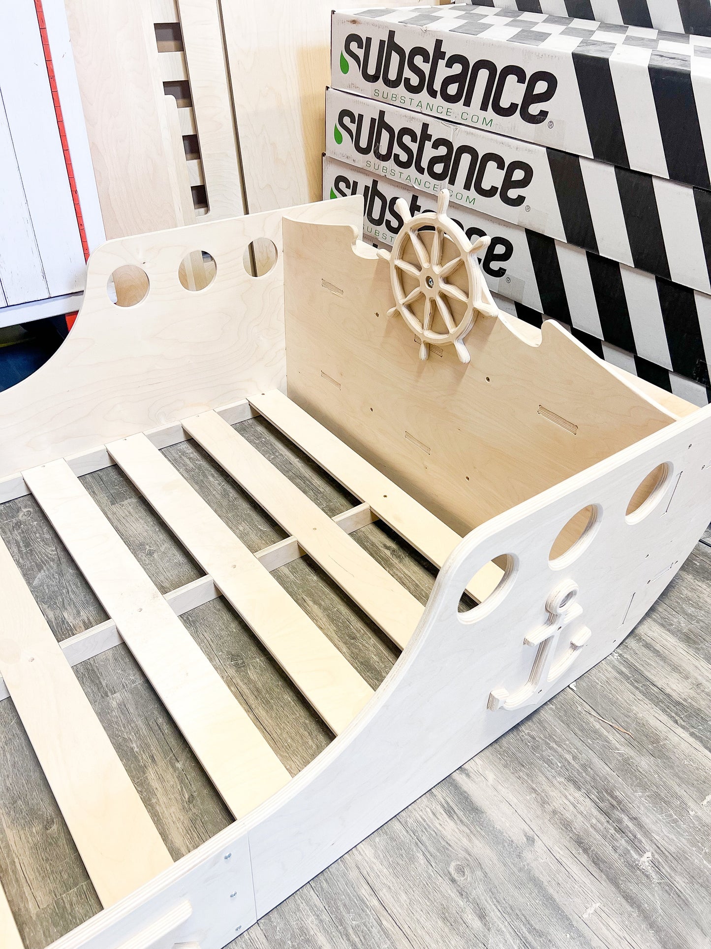 CAPTAIN JACK Pirate Ship Bed – Kids Wooden Themed Bed Frame | Bush Acres