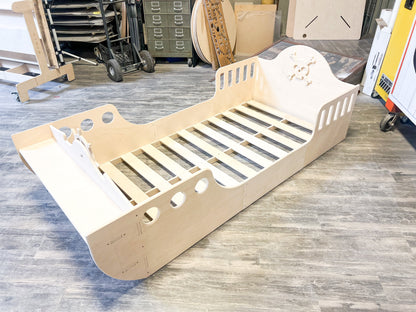 CAPTAIN JACK Pirate Ship Bed – Kids Wooden Themed Bed Frame | Bush Acres