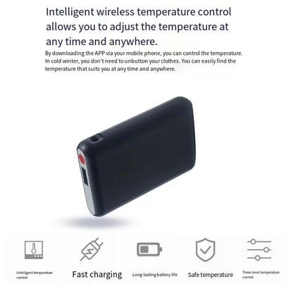 LITEGUEST Mini 5000mAh Power Bank Set with 3 Heat Levels & App Control