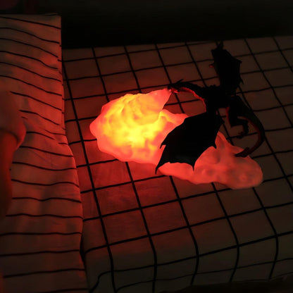 LED Dragon Lamp Fantasy Night Light Magical Dragon Home Decoration