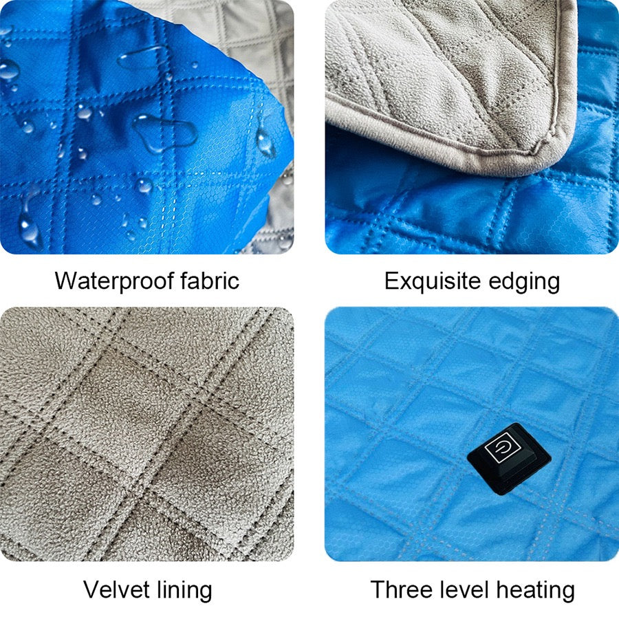 Manta Térmica de Camping LITEGUEST – Calor mediante USB para Exteriores