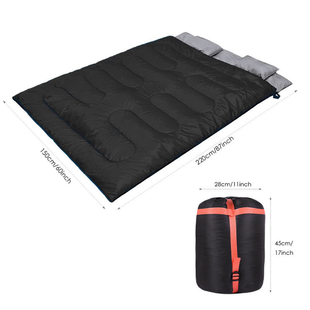 LITEGUEST Heated 2-Person Sleeping Bag | Double Camping Sleeping Bag