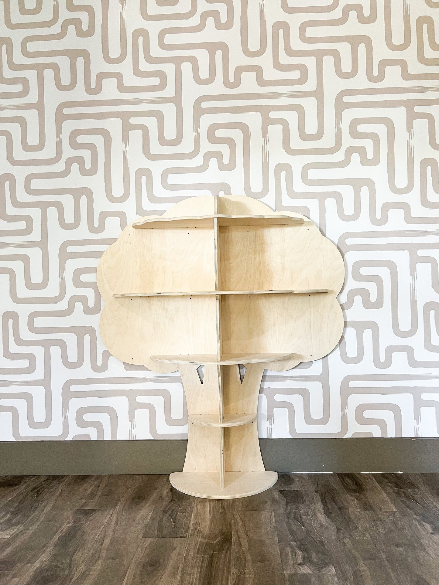 SUMMER Tree Bookshelf – Kids Wooden Tree Shelf