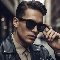 HeyCyan Onyx Black AI Smart Glasses | 8MP Anti-Shake 2K Video Recording, Real-Time Translation & Object Recognition