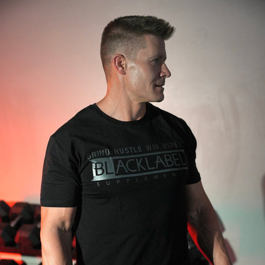 BLACKLABEL Logo Tri-Blend T-Shirt | Soft Lightweight Gym & Lifestyle Tee