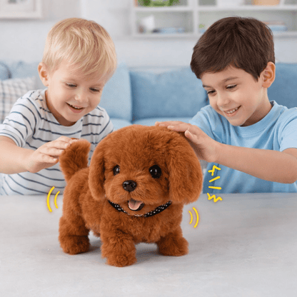 Interactive Robot Puppy Toy Realistic Walking Dog with Sounds