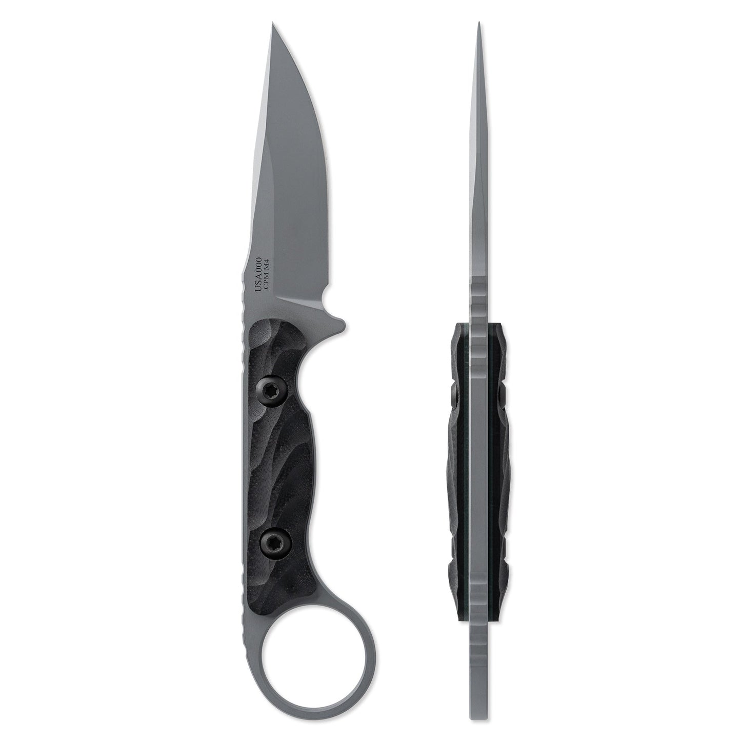 Jank Shank S Phantom Grey | CPM M4 Fixed Blade Knife