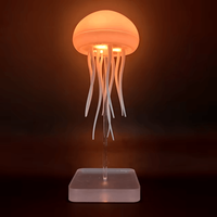 LED Jellyfish Lamp RGB Color Changing Mood Light with Voice Control