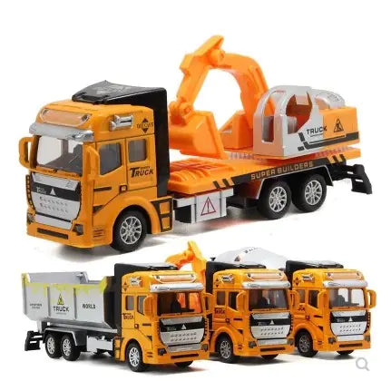 Excavadoras de aleación metálica para niños (modelo de juguete)