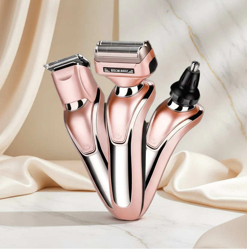 3-in-1 Electric Shaver, Hair Clipper & Nose Trimmer