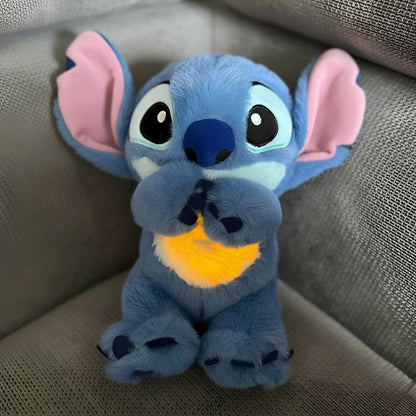 Calming Breathing Plush Toy with Night Light Sleep Aid Stuffed Animal