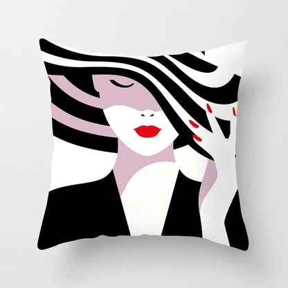 Printed Super Soft Material Cushion Cover