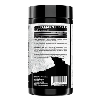 Nutrex L-Arginine 1000, 120 Caps
