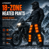 LITEGUEST 18-Zone Heated Pants | Extreme Cold Riding & Skiing
