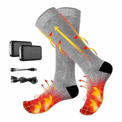 LITEGUEST USB Heated Mid-Calf Socks | Foot Sole Heating