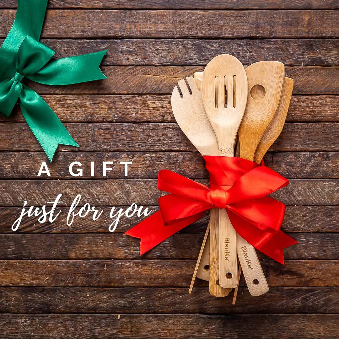 7-Pack Bamboo Kitchen Utensils Set