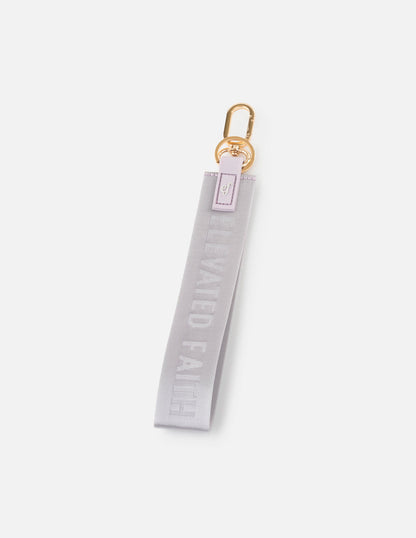 Porte-clés surdimensionné à logo lavande