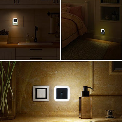 Smart Sensor Night Light Plug In LED Auto On Off Energy Saving