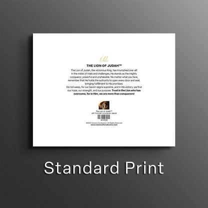 Lion of Judah Scripture Wall Art – Revelation 5:5