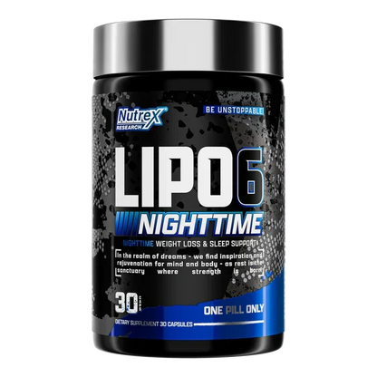 Nutrex LIPO-6 NightTime, 30 Caps