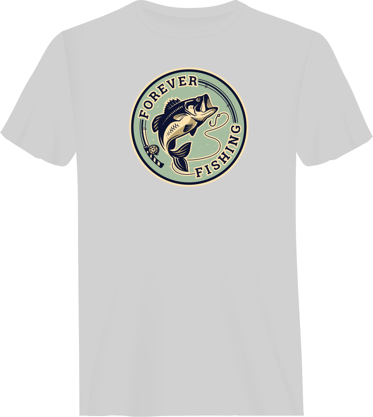 T-shirt Homme Pêcheur Éternel