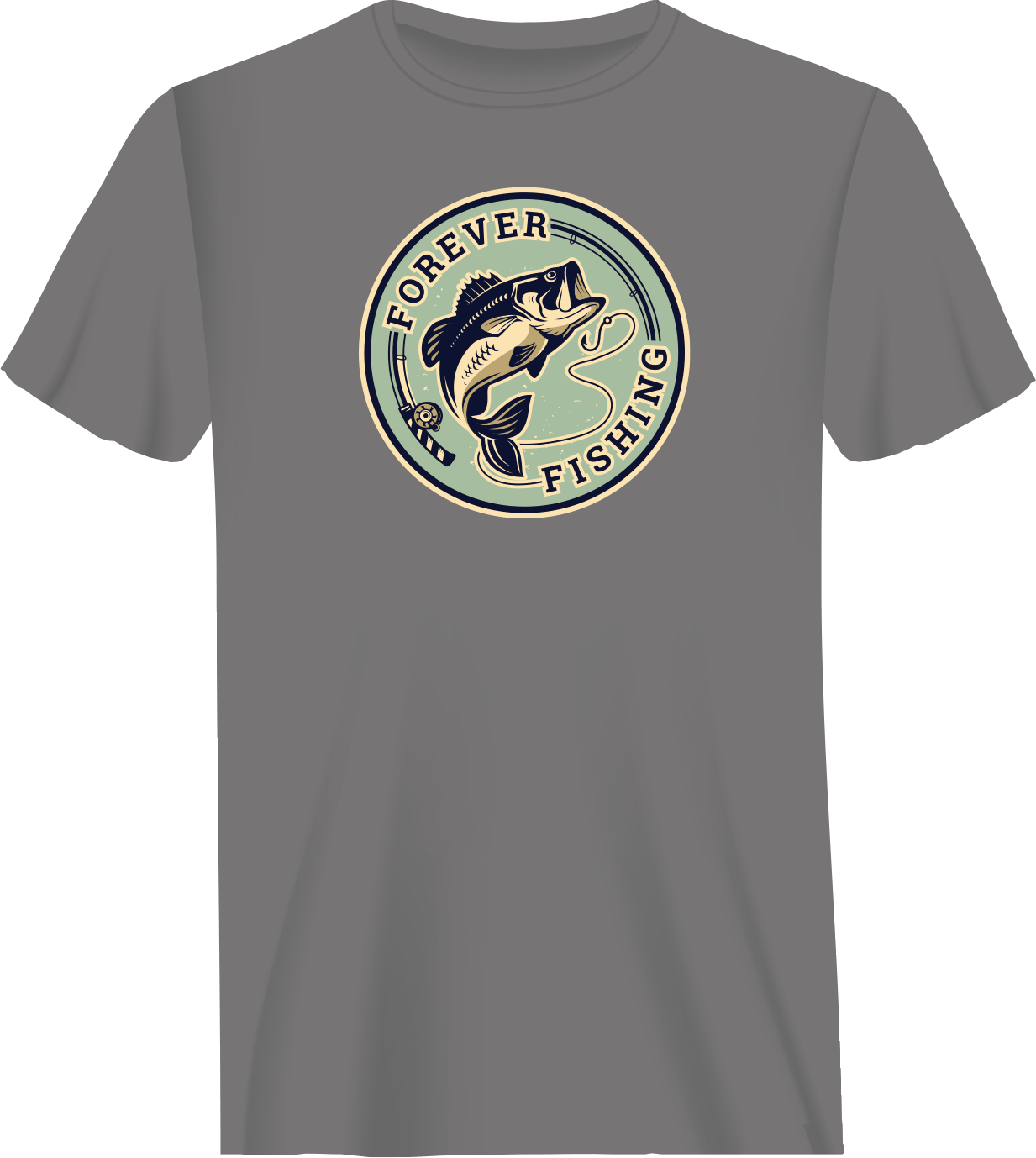 T-shirt Homme Pêcheur Éternel