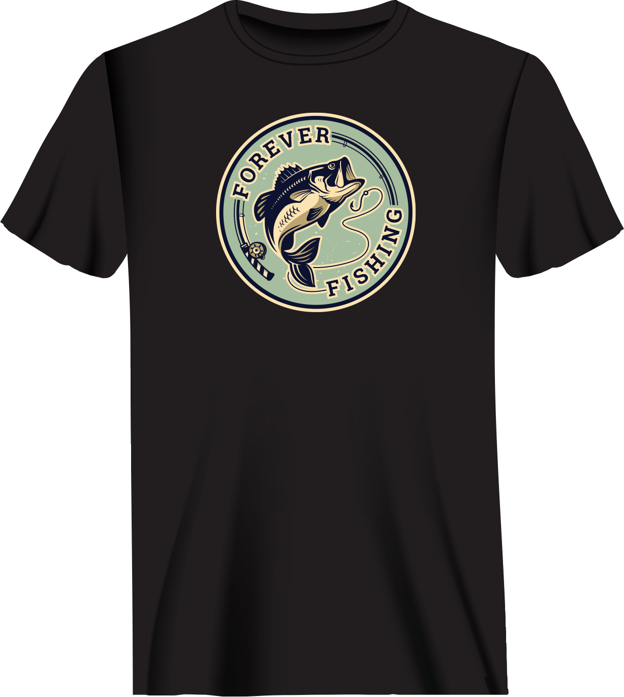 T-shirt Homme Pêcheur Éternel