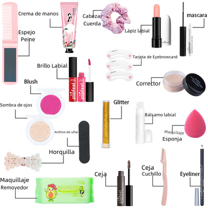 Set de Maquillaje Popfeel para Principiantes - Kit Completo