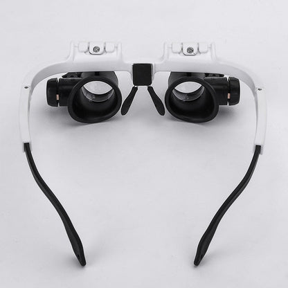LED Magnifying Glasses 8X 15X 23X Adjustable Headband Magnifier