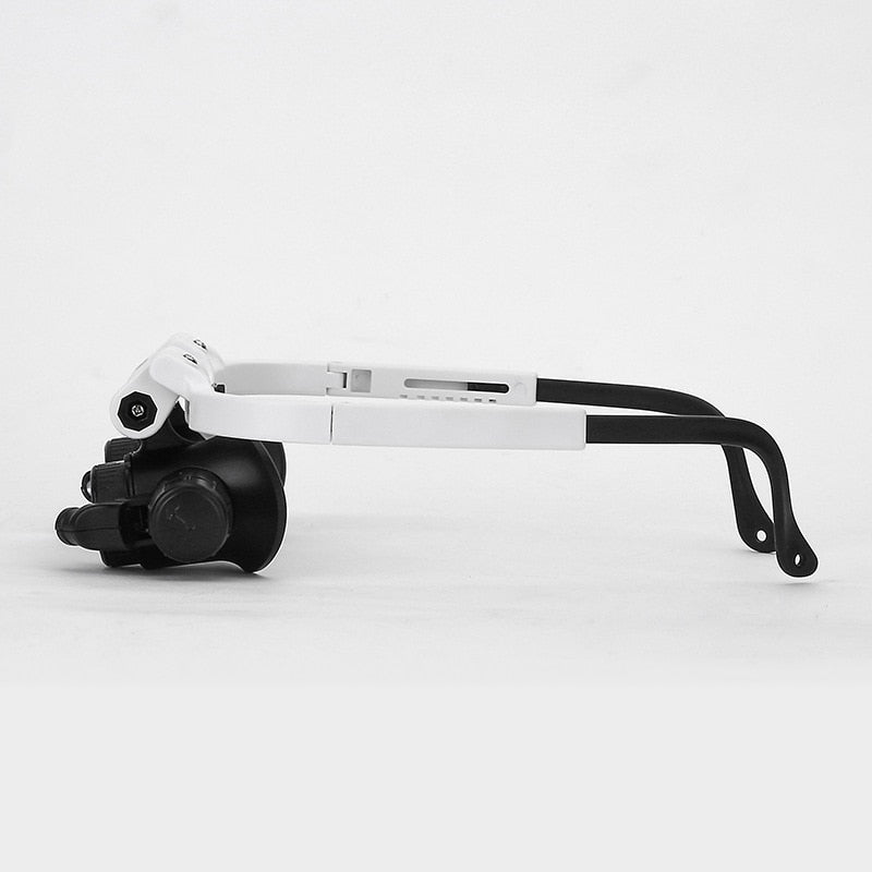 LED Magnifying Glasses 8X 15X 23X Adjustable Headband Magnifier