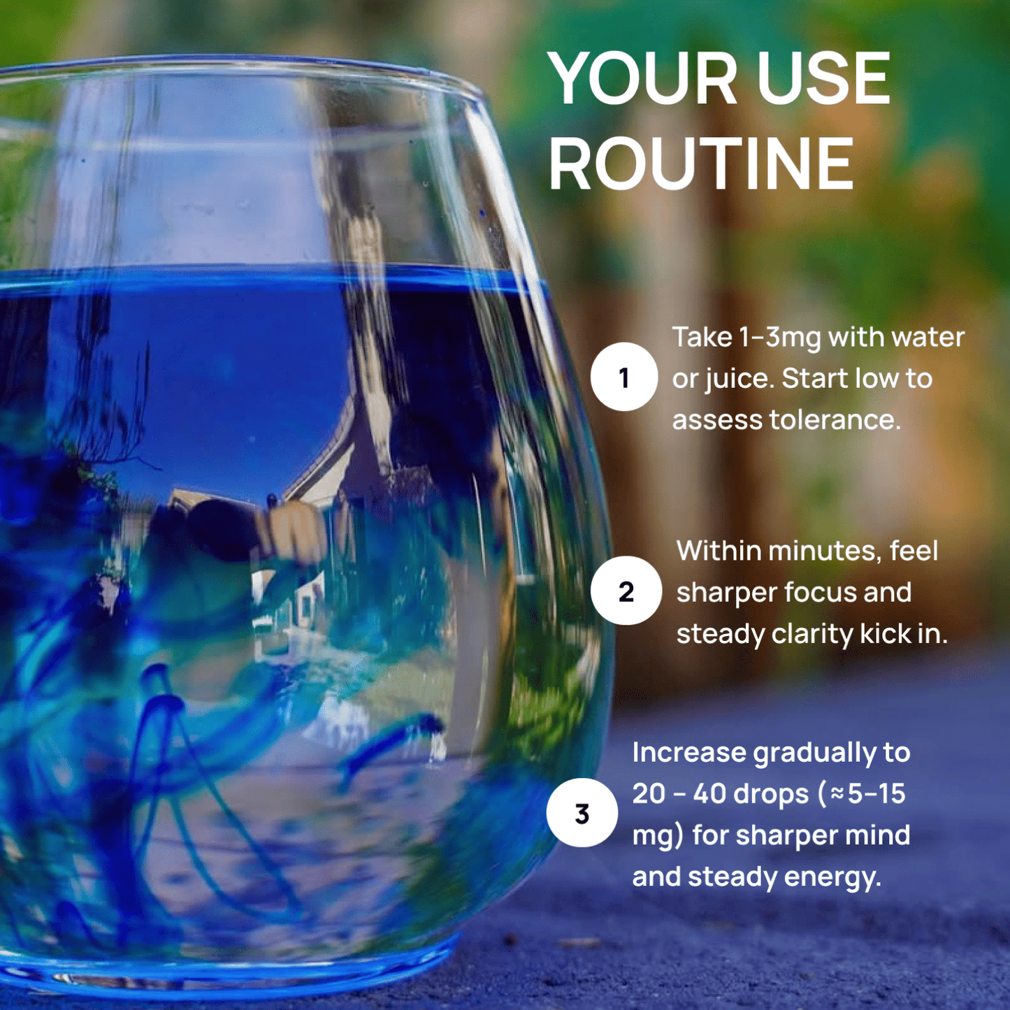 USP Grade Methylene Blue 150mg Solution | 30ml Lab Verified Dropper Bottle