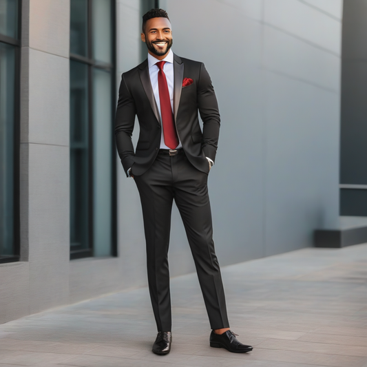 Veste de costume grande taille élégante pour homme, costume d'affaires