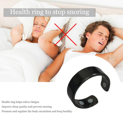 Magnetic Adjustable Stainless Steel Sleep Ring Unisex Comfort Band