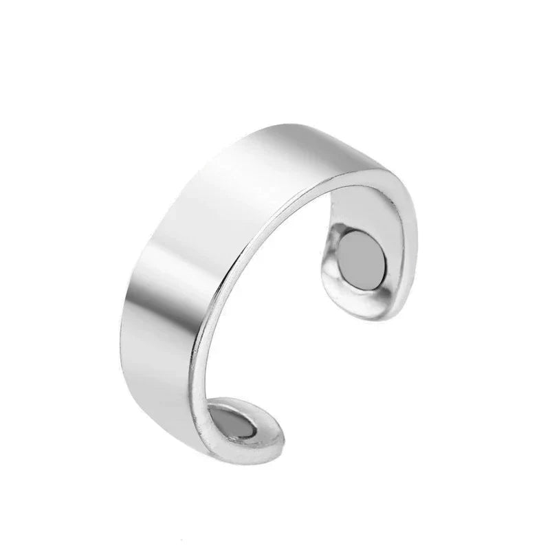 Magnetic Adjustable Stainless Steel Sleep Ring Unisex Comfort Band