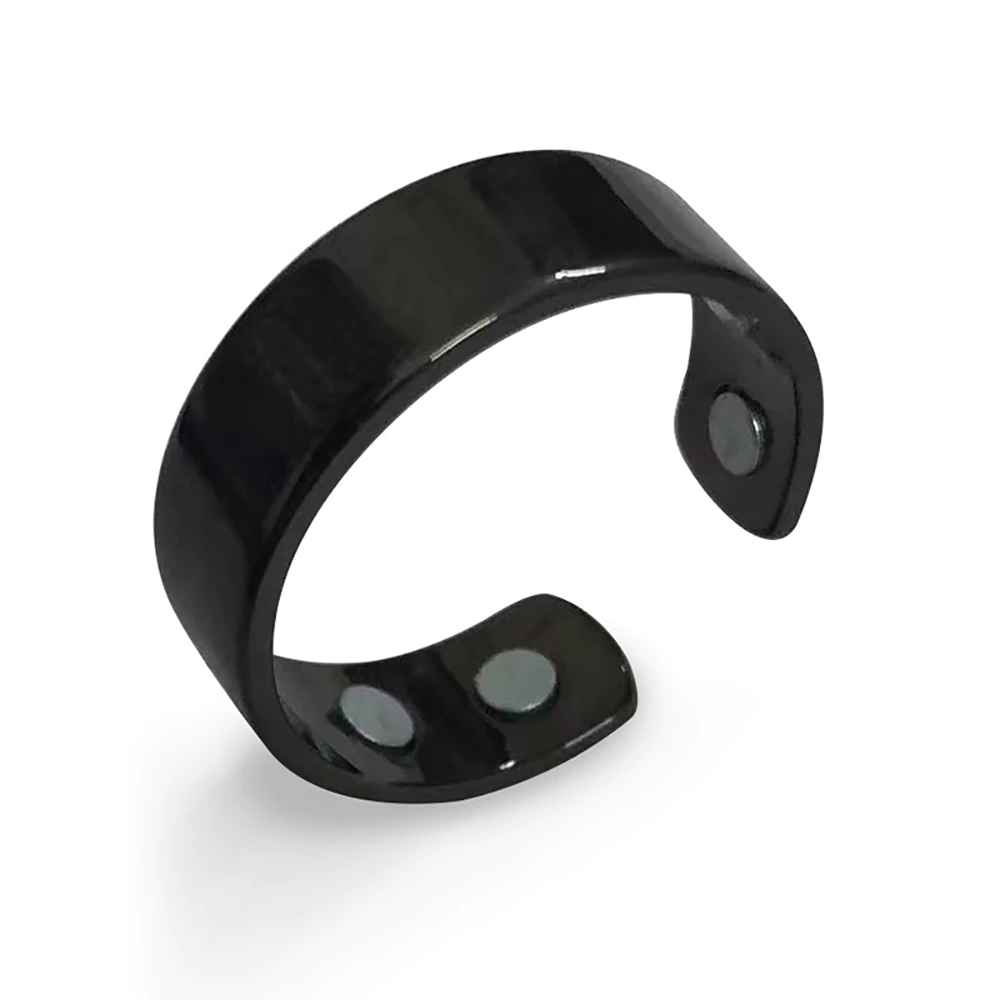 Magnetic Adjustable Stainless Steel Sleep Ring Unisex Comfort Band