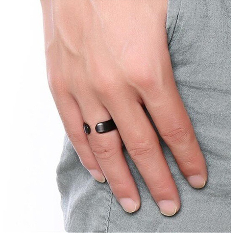 Magnetic Adjustable Stainless Steel Sleep Ring Unisex Comfort Band