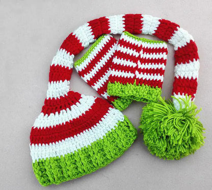 Newborn Photography Knitted Outfit Set