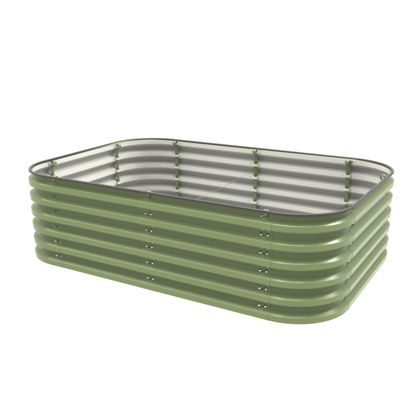 Gro-Rite Premium Metal Raised Garden Bed Kit