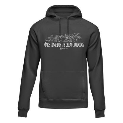 Make Time For Great Adult Fleece Hoodie