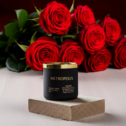 Metropolis | 16oz Soy Wax Candle - Fragrance by ZAFFIRI