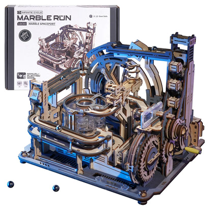 RoWood 3D Puzzles for Adults, Marble Run Model Kit