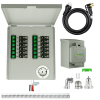 12-Circuit 120/240V 50A Non-Automatic Transfer Switch