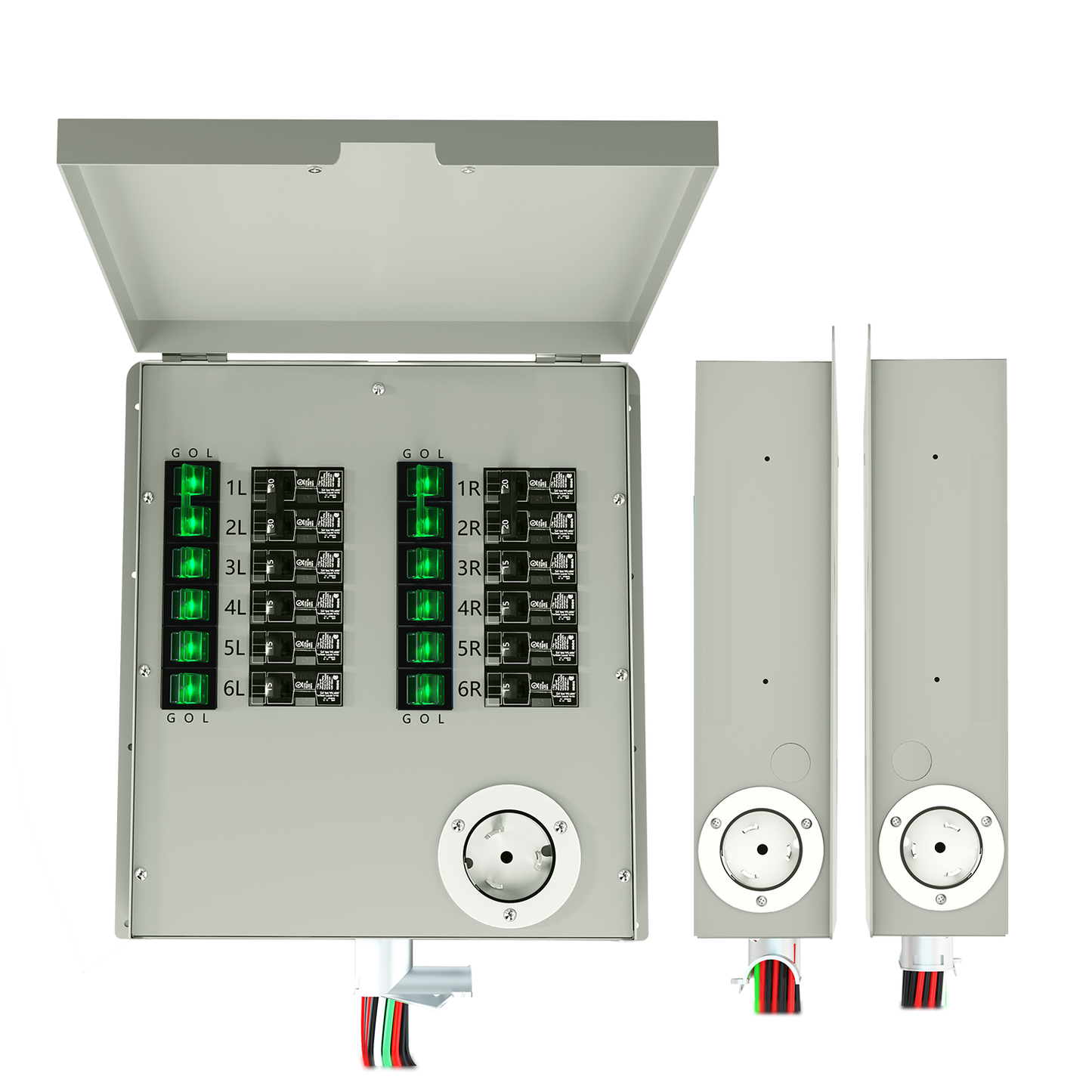 12-Circuit 120/240V 50A Non-Automatic Transfer Switch