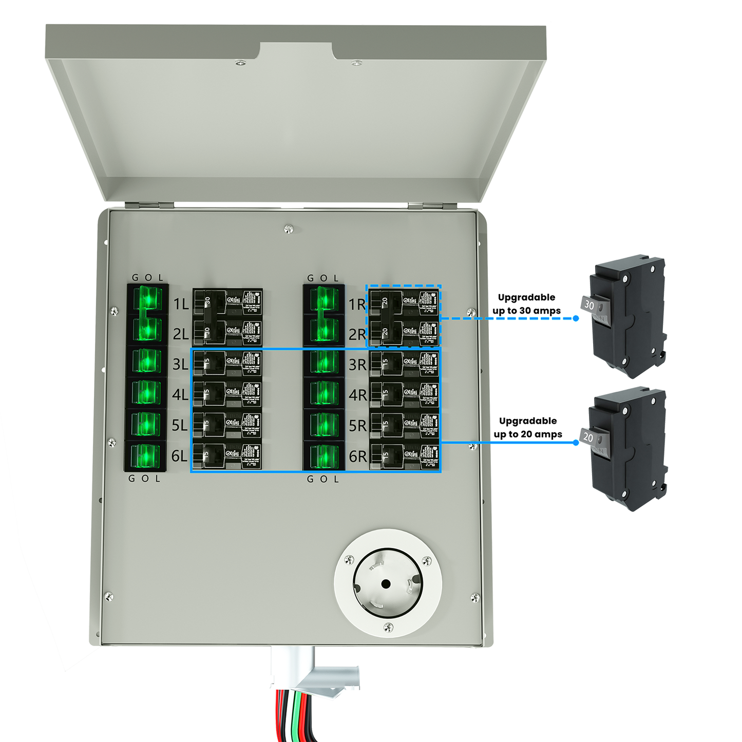 Powerhouse Gen 2 Solar Generator and Transfer Switch
