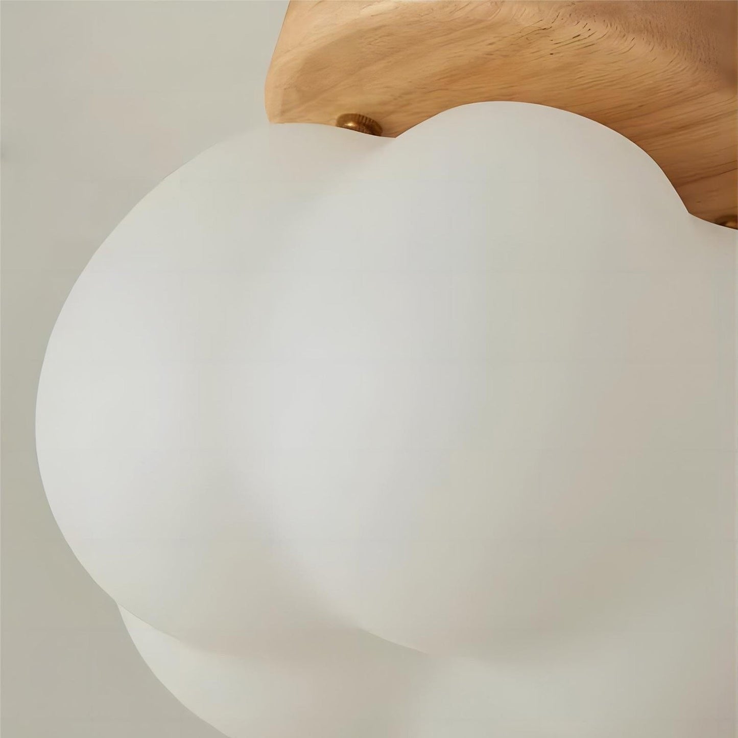 Pumpkin Flush Mount Ceiling Light Modern Round LED Ceiling Lamp